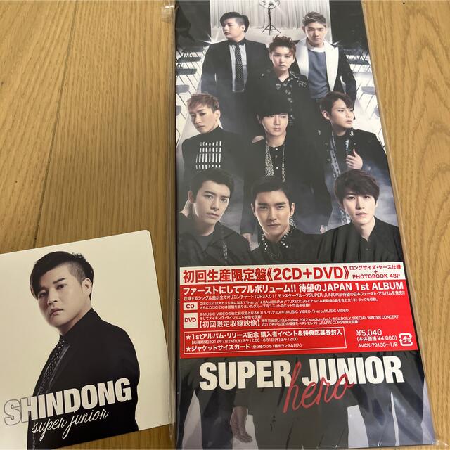 SUPER JUNIOR   SUPER JUNIOR Hero2CD+DVD ドンヘ ウニョク