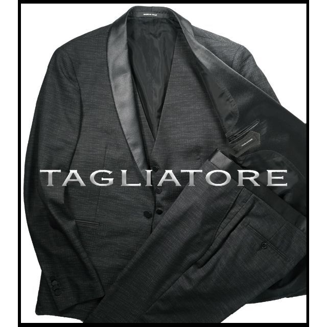 【新品アウトレット】タリアトーレ TAGLIATORE ストレッチコットン イージー 2つボタンスーツ【サイズ48】【メンズ】