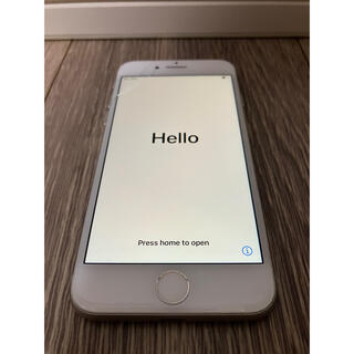 アイフォーン(iPhone)のiPhone8 64GBシルバー87%SIMフリー 画面割れ白ロム(スマートフォン本体)