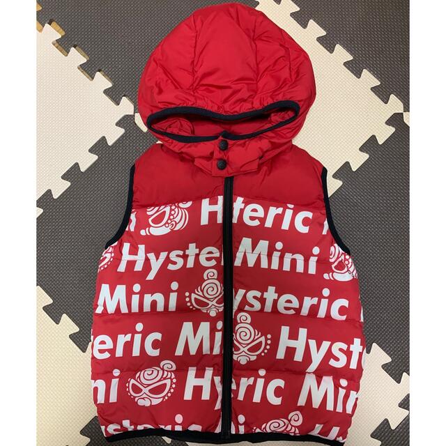 HYSTERIC MINI(ヒステリックミニ)のダウンベスト❤️ キッズ/ベビー/マタニティのキッズ服女の子用(90cm~)(ジャケット/上着)の商品写真