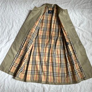 バーバリー Burberry ステンカラーコート コート 玉虫 L XL メンズ