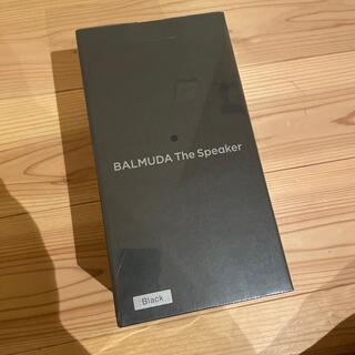 バルミューダ(BALMUDA)の【新品・未使用・未開封】BALMUDA スピーカー M01A-BK(スピーカー)