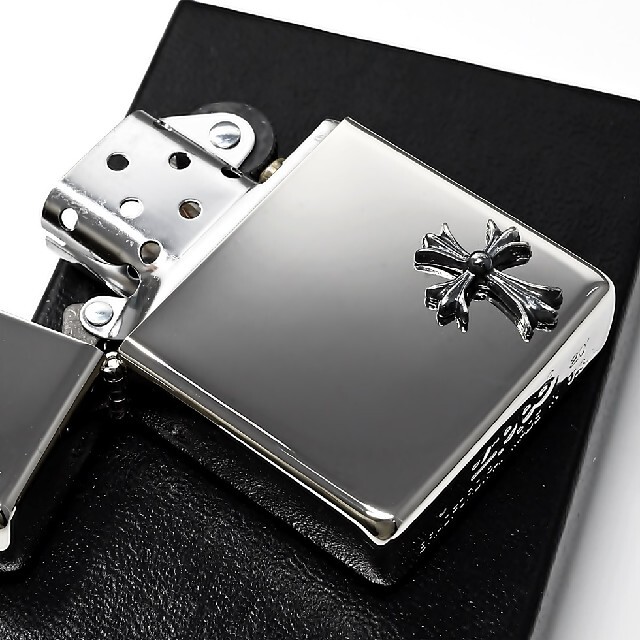 ZIPPO 限定 ワンポイント クロスメタル シルバー ジッポー ライター 2