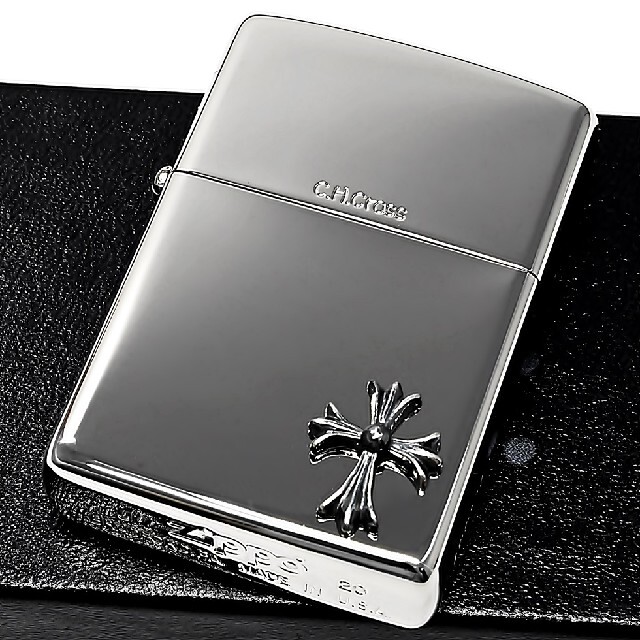 ZIPPO 限定 ワンポイント クロスメタル シルバー ジッポー ライター 4