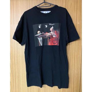 オフホワイト(OFF-WHITE)のOff-White Caravaggioカラヴァッジョ ブラック Tシャツ(Tシャツ/カットソー(半袖/袖なし))