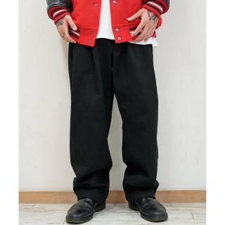 サブサエティ(Subciety)の【BLACK】Subciety/(U)KERSEY BUGGY PANTS(その他)