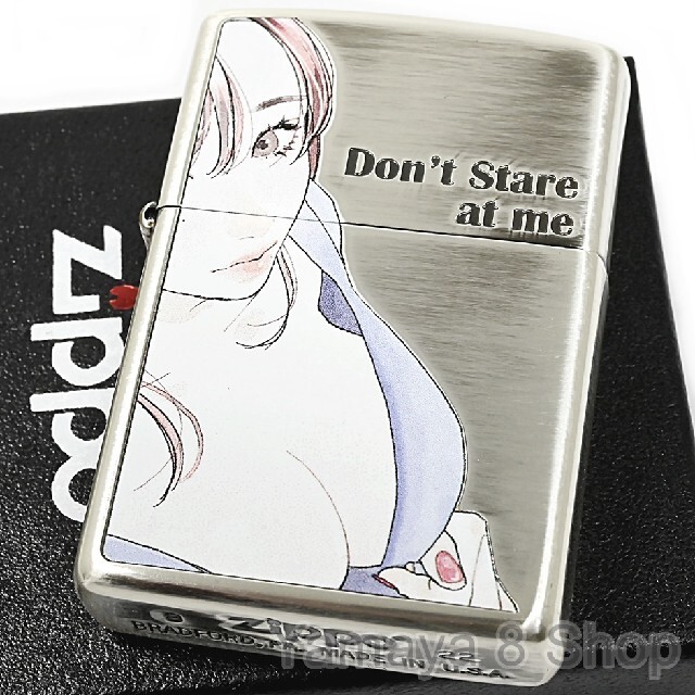 ZIPPO(ジッポー)のZIPPO ガール パープル シルバーイブシ ジッポ ライター メンズのファッション小物(タバコグッズ)の商品写真