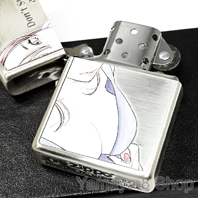 ZIPPO(ジッポー)のZIPPO ガール パープル シルバーイブシ ジッポ ライター メンズのファッション小物(タバコグッズ)の商品写真