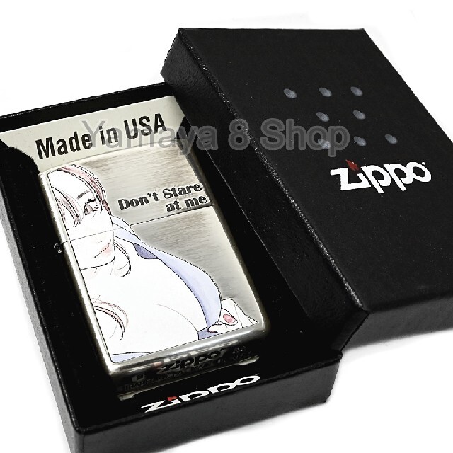 ZIPPO(ジッポー)のZIPPO ガール パープル シルバーイブシ ジッポ ライター メンズのファッション小物(タバコグッズ)の商品写真