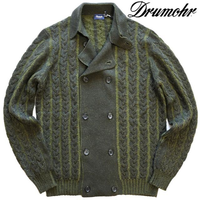 話題の人気 Drumohr - 新品ドルモア Drumohr 贅沢肉厚ケーブル編み