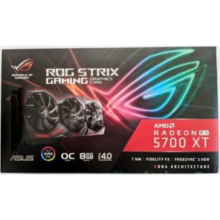 エイスース(ASUS)のROG STRIX Radeon RX 5700XT OC 8GB GAMING(PCパーツ)