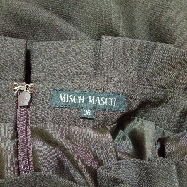 MISCH MASCH(ミッシュマッシュ)のMISCH MASCH ミッシュマッシュ　ミニフレアスカート　ダークブラウン　S レディースのスカート(ミニスカート)の商品写真