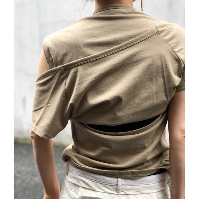 FUMIKA_UCHIDA(フミカウチダ)のFUMIKA UCHIDA SEPARATE SHORT-SLEEVE T レディースのトップス(Tシャツ(半袖/袖なし))の商品写真