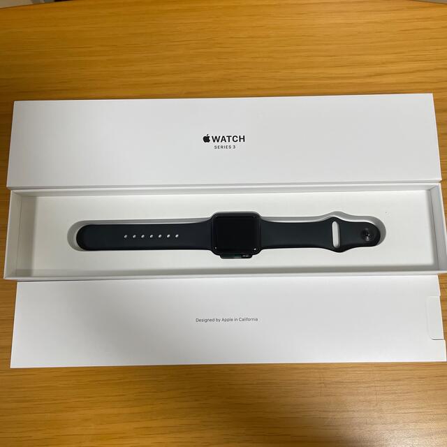 APPLE WATCH 3 GPSモデル SGAL BK130-200