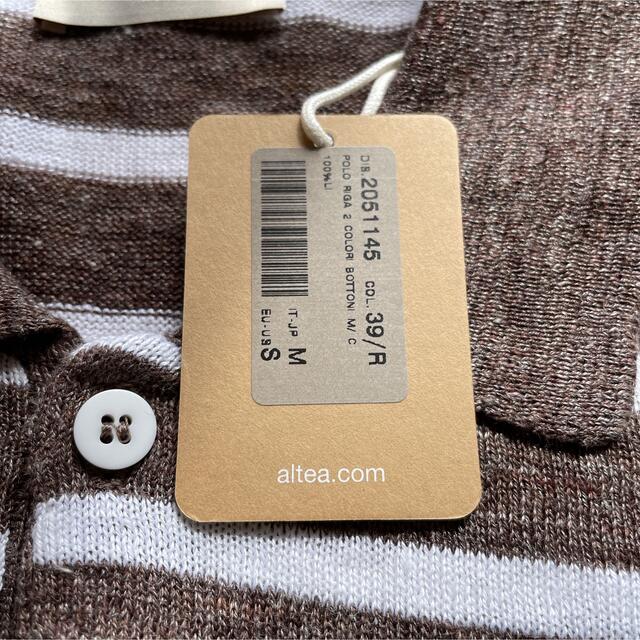 ALTEA(アルテア)のビームスで購入　アルテア　Altea リネンサマーニット ブラウン　M 新品 メンズのトップス(ニット/セーター)の商品写真
