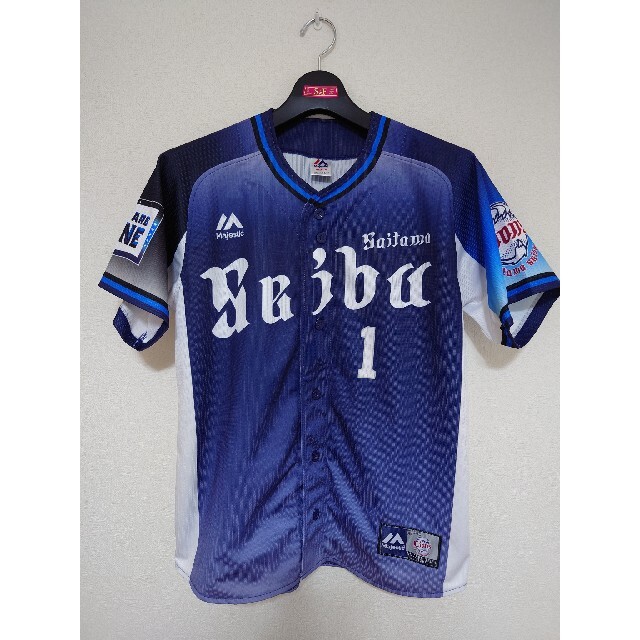 埼玉西武ライオンズ 栗山巧 ユニフォーム Majestic ビジター 素敵な