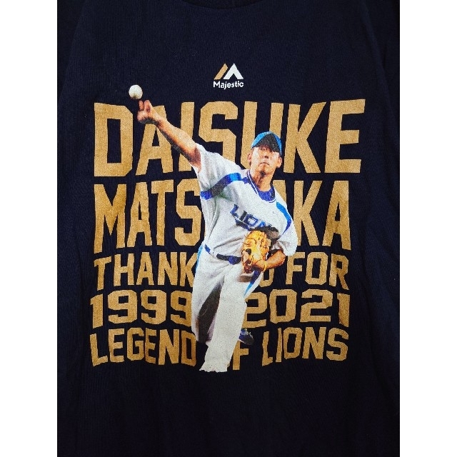 埼玉西武ライオンズ - 埼玉西武ライオンズ 松坂大輔 Tシャツ S 埼玉西武ライオンズ - 埼玉西武ライオンズ 松坂大輔 Tシャツ S