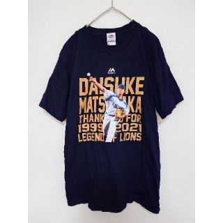 サイタマセイブライオンズ(埼玉西武ライオンズ)の埼玉西武ライオンズ 松坂大輔 Tシャツ Sサイズ 引退 2021 プロ野球(記念品/関連グッズ)