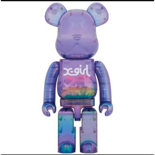 ベアブリック(BE@RBRICK)のBE@RBRICK X-girl CLEAR PURPLE 1000%(その他)