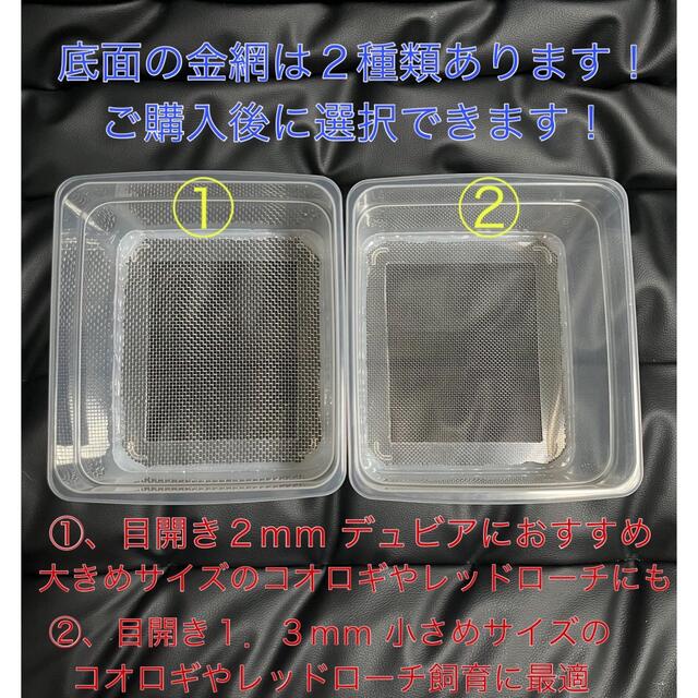 ステンレス金網使用 デュビア コオロギ レッドローチ 飼育ケース 飼育ケージ 小 その他のペット用品(爬虫類/両生類用品)の商品写真