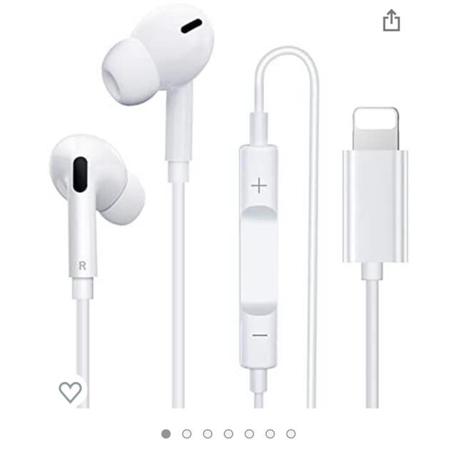 Apple(アップル)のiPhone 用 イヤホン 有線 イヤフォン ＣＡＳＧＥＳ スマホ/家電/カメラのスマホアクセサリー(ストラップ/イヤホンジャック)の商品写真