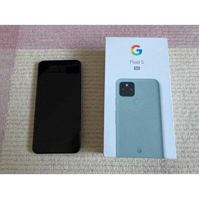 【美品】Google Pixel5 　Sorta Sageスマートフォン/携帯電話