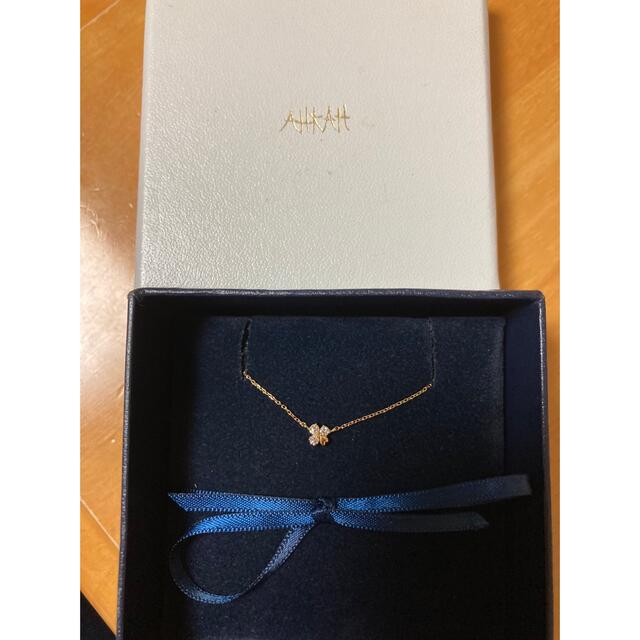 即納超激安】 AHKAH アーカー♧ クローバーディアリーネックレス 18K
