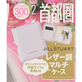 ジルスチュアート(JILLSTUART)のゼクシィ 付録 JILLSTUART ジルスチュアート レザー調 マルチケース(ポーチ)