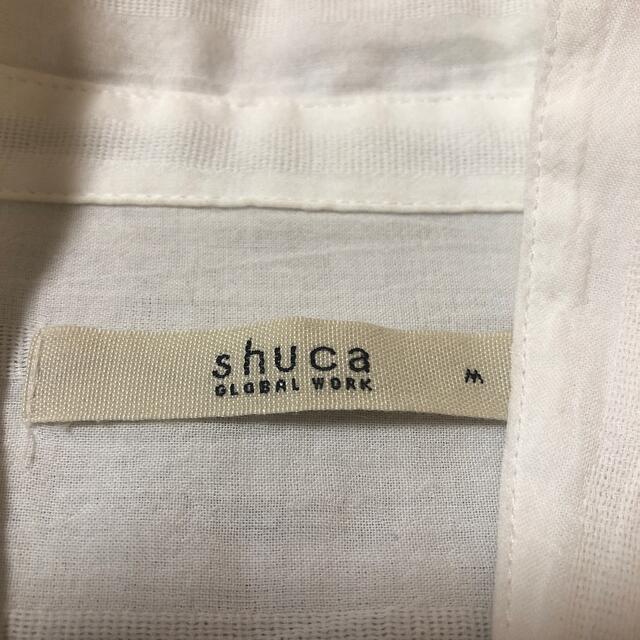 shuca(シュカ)のshuca   七分袖　白ブラウス レディースのトップス(シャツ/ブラウス(長袖/七分))の商品写真