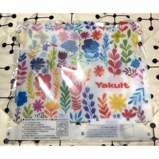 ヤクルト(Yakult)のヤクルト オリジナルロールペーパーケース トイレットペーパーケース 花柄(トイレ収納)