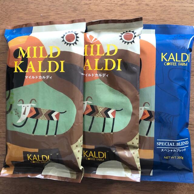 KALDI(カルディ)のカルディ　マイルドカルディ　2袋　スペシャルブレンド　1袋　コーヒー粉　中挽 食品/飲料/酒の飲料(コーヒー)の商品写真