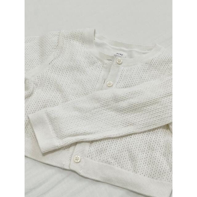 babyGAP(ベビーギャップ)のbabyGAP 女の子用カーディガン90 キッズ/ベビー/マタニティのキッズ服女の子用(90cm~)(カーディガン)の商品写真