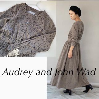 オードリーアンドジョンワッド(audrey and john wad)の【Audrey and John Wad】2WAY 前開きレオパードワンピース(ロングワンピース/マキシワンピース)