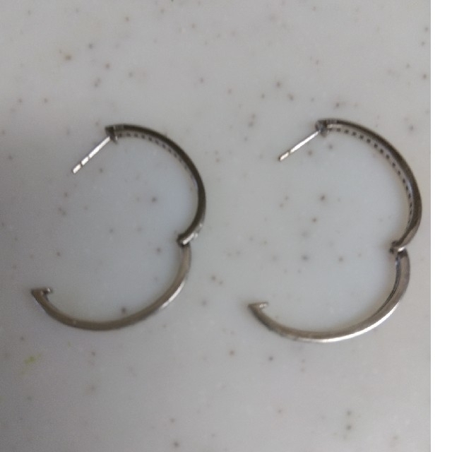 25375円 arata 天然ダイヤモンドフープピアス 1カラット - ピアス 25375円 arata 天然ダイヤモンドフープピアス 1カラット - ピアス