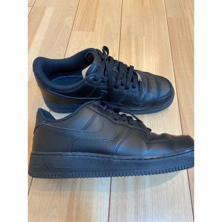 ナイキ(NIKE)の美品　AIR FROCE 1 エアフォースワン　黒　black 28.0cm(スニーカー)