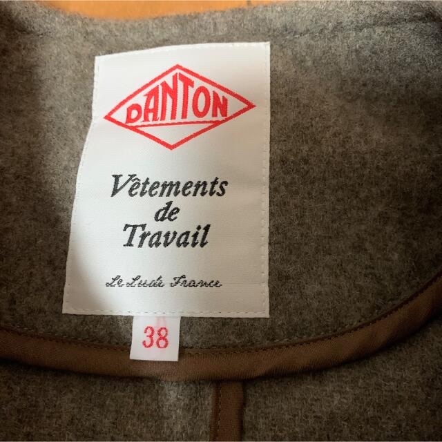 DANTON(ダントン)の週末お値下げ！DANTON  ウールノーカラーコート レディースのジャケット/アウター(ノーカラージャケット)の商品写真