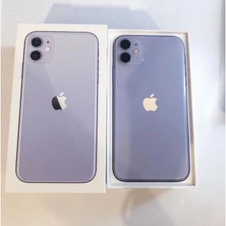 アイフォーン(iPhone)のiPhone11 256GB パープル simフリー(スマートフォン本体)