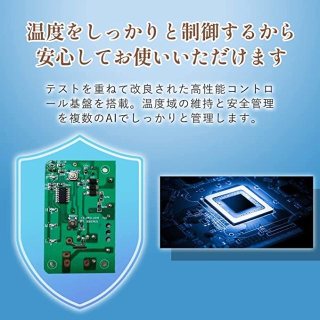 パネルヒーター 足元ヒーター デスクヒーター 3面ヒーター 節電対策 省エネ スマホ/家電/カメラの冷暖房/空調(電気ヒーター)の商品写真