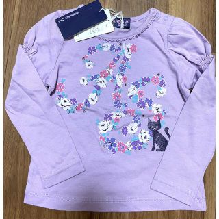 アナスイミニ(ANNA SUI mini)のアナスイミニ ♡長袖tシャツ♡パフスリーブ♡猫♡ねこ♡ネコ(Ｔシャツ)