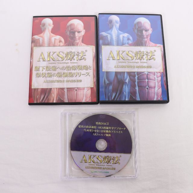 治療DVD　AKS療法　山内義弘　特典DISC含む計7枚セット　USED