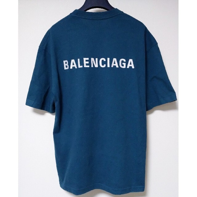 BALENCIAGA バレンシアガ ポロシャツ ロゴ刺繍 サイズL