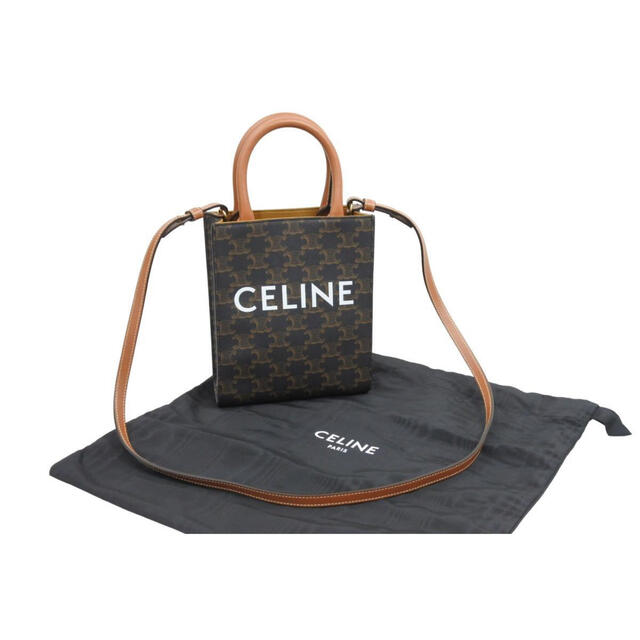 セリーヌ CELINE バーティカルカバ スモール 191542 トリオンフ 斜め