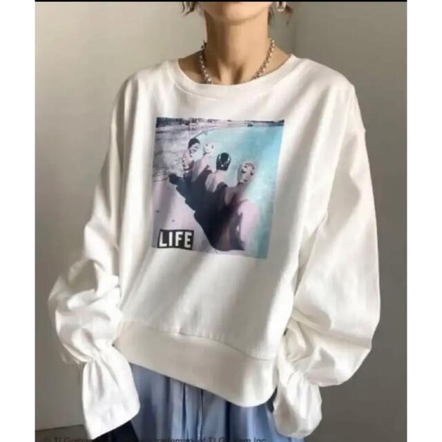 Ameri VINTAGE(アメリヴィンテージ)のLIFE POOL PUFF LONG TEE レディースのトップス(トレーナー/スウェット)の商品写真