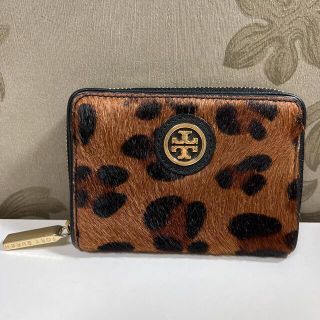 トリーバーチ(Tory Burch)のトリーバーチ コインケース ハラコ ヒョウ柄 カードいれ キーケース リング付(コインケース)