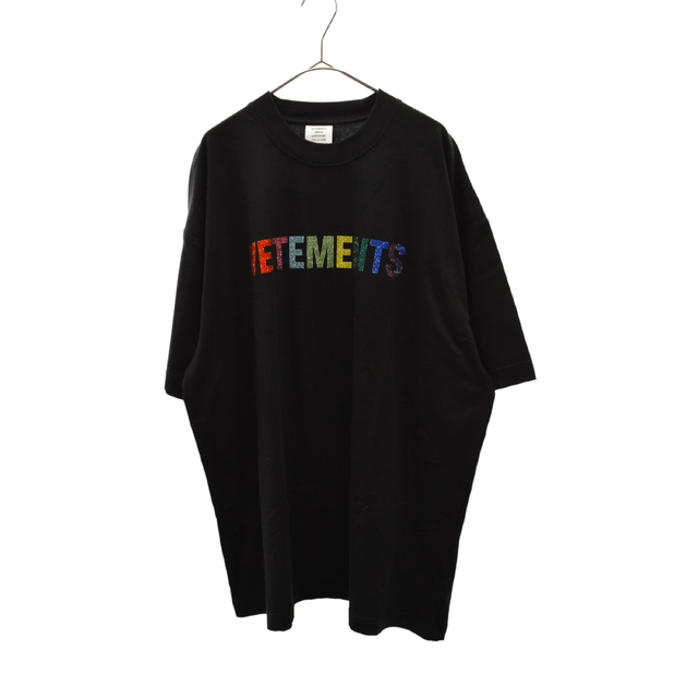 2023低価 VETEMENTS Crystal God Bless You T-Shirt-13 クリスタル刺繍