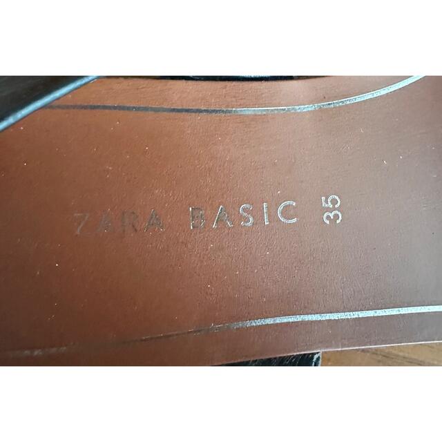ZARA(ザラ)のフラットレザーサンダル ZARA レディースの靴/シューズ(サンダル)の商品写真