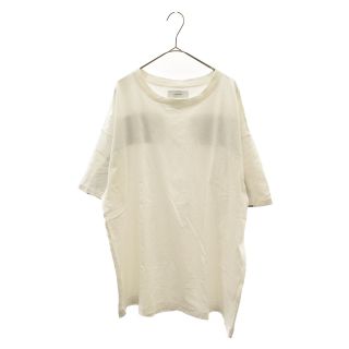 ファセッタズム(FACETASM)のFACETASM ファセッタズム 19SS RIB BIG TEE PIPPA-TEE-U13 リブ ビックシルエット オーバーサイズ半袖Tシャツ ホワイト(Tシャツ/カットソー(半袖/袖なし))