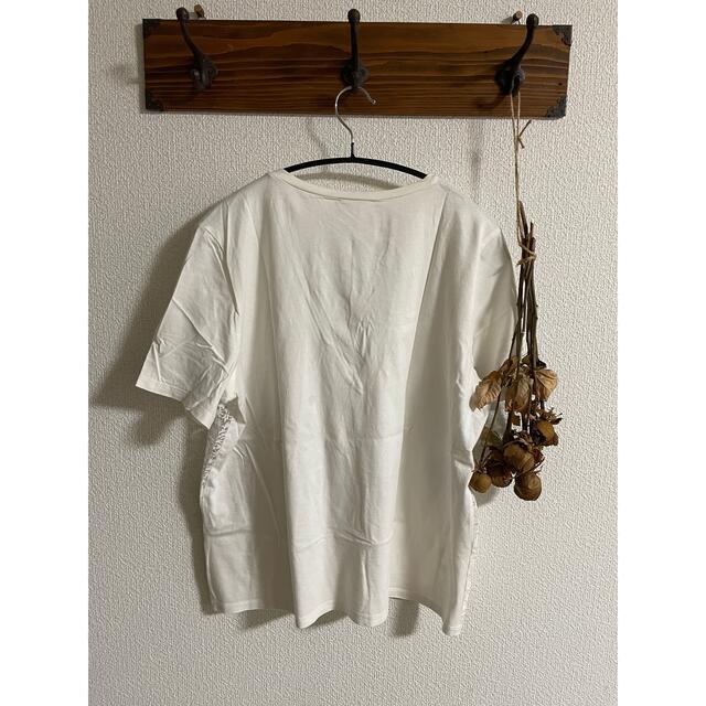 ZARA(ザラ)のZARA Tシャツ　ホワイト レディースのトップス(Tシャツ(半袖/袖なし))の商品写真