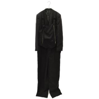 ファセッタズム(FACETASM)のFACETASM ファセッタズム 21SS TUXEDO JUMPSUIT KGO-PT-M19 タキシードタイプ ジャンプスーツ セットアップ ブラック(セットアップ)