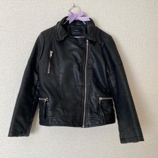 ザラキッズ(ZARA KIDS)のZARAキッズ　ZARA レザージャケット　ライダースジャケット　アウター(ジャケット/上着)